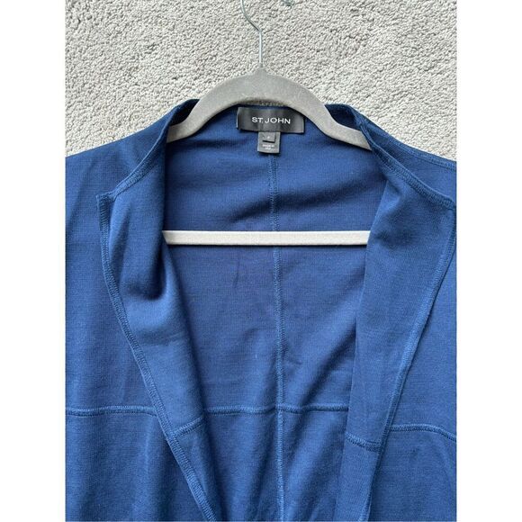 NWOT St John Knit open front duster, cardigan $685 - Picture 3 of 8